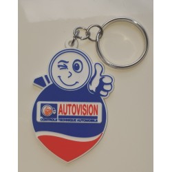 PORTE-CLES BONHOMME AUTOVISION (Lot de 50 ex)