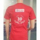 TEE-SHIRT ROUGE "30 ANS" AUTOVISION