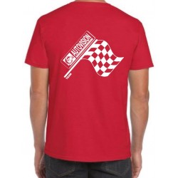 TEE-SHIRT ROUGE "START" AUTOVISION