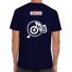 TEE-SHIRT BLEU "ZOOM" MOTOVISION