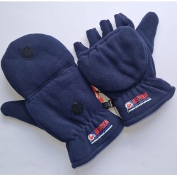 Gants mitaines polaire bleu AUTOVISON