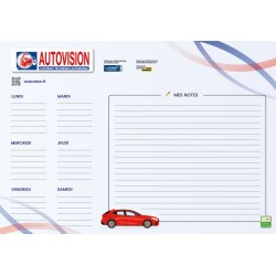 SOUS-MAINS AUTOVISION (LOT DE 10 EX)