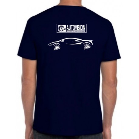 TEE-SHIRT BLEU "30 ANS" AUTOVISION