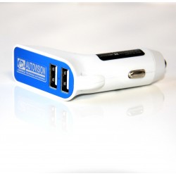 CHARGEUR ALLUME CIGARE DOUBLE USB AUTOVISION